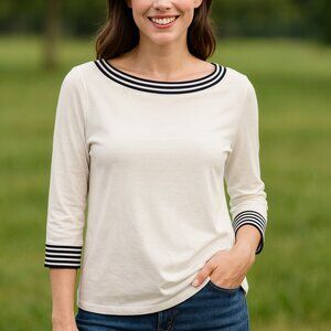 Talbots Bateau Neck Tee — Size 2X / Plus Size